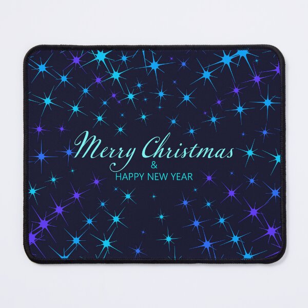 Item preview, Merry Christmas and Happy New Year. Colorful sparking firework. Christmas pattern of bright magical neon multi-colored particles, sparks and stars shining with special light on dark background. designed and sold by NataliaVVV.