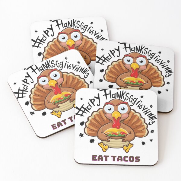 Item preview, Thanksgiving Turkey Eat Tacos designed and sold by Creativedsigna.
