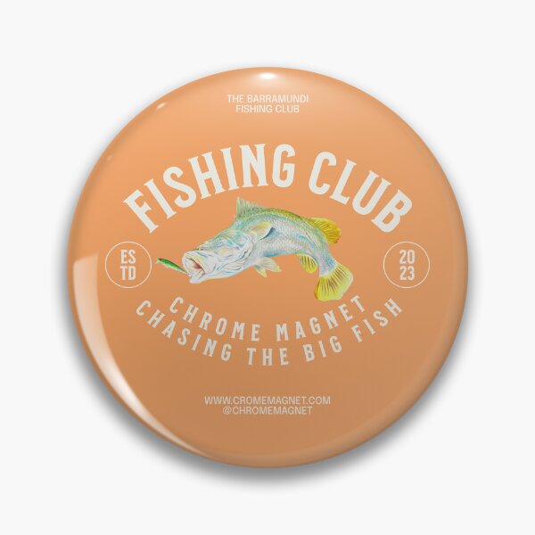 Item preview, Barramundi Fishing Club #Papaya designed and sold by Chrome-Magnet.