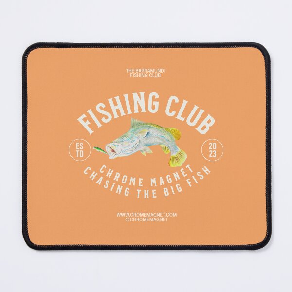 Item preview, Barramundi Fishing Club #Papaya designed and sold by Chrome-Magnet.