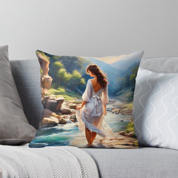 Item preview, Bathing Beauty in Magical Mountain Stream designed and sold by Yontartov.