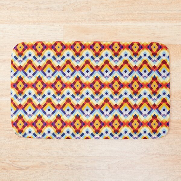 Item preview, Colorful woven fabric seamless pattern 067 designed and sold by Phumtanis66.