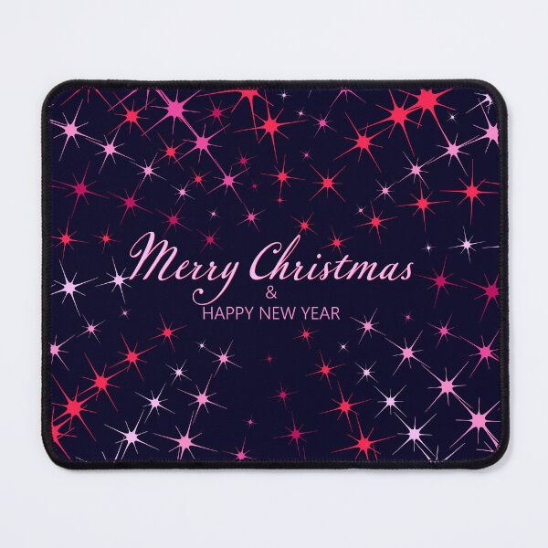 Item preview, Merry Christmas and Happy New Year. Colorful sparking firework. Christmas pattern of bright magical neon multi-colored particles, sparks and stars shining with special light on dark background. designed and sold by NataliaVVV.