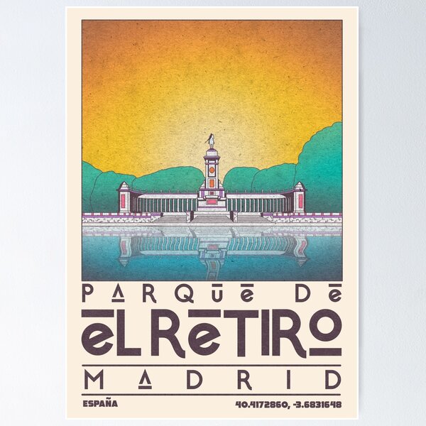 Item preview, Parque De El Retiro, Madrid designed and sold by JDP--Designs.
