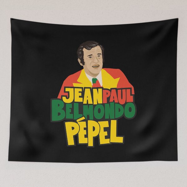 Item preview, Jean-Paul Belmondo Portrait - French Cinema Icon designed and sold by Boogosh.