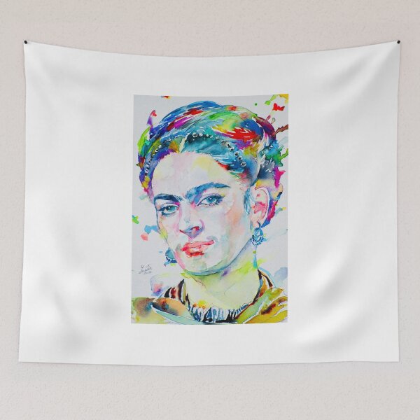 Item preview, FRIDA KAHLO - watercolor portrait .2 designed and sold by lautir.