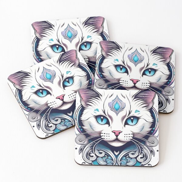 Item preview,  "Mystical Feline Enchantment: Illustrated Cat Magic T-Shirt" designed and sold by ArtistKunal123.
