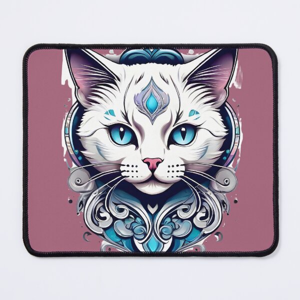Item preview,  "Mystical Feline Enchantment: Illustrated Cat Magic T-Shirt" designed and sold by ArtistKunal123.