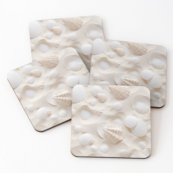 Item preview, Seashell on Sand Pattern, 3D designed and sold by purelypatterns.