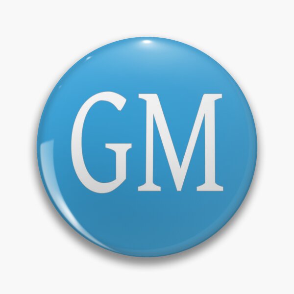 Item preview, GM Initials Monogram Elegant White Letters designed and sold by Jeallan Designs.