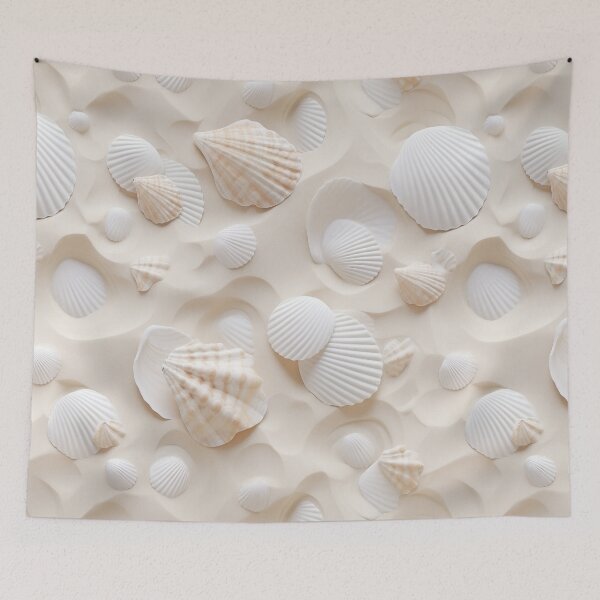 Item preview, Seashell on Sand Pattern, 3D designed and sold by purelypatterns.
