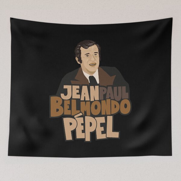 Item preview, Jean-Paul Belmondo Portrait - French Cinema Icon designed and sold by Boogosh.