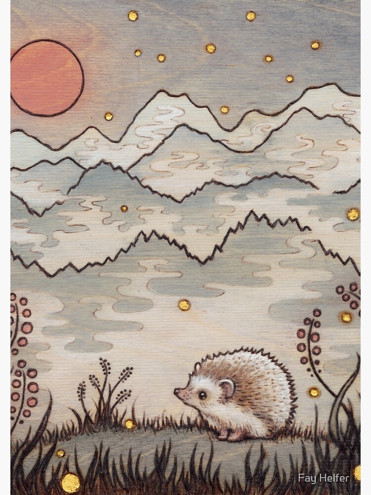 Hedgehog in the Fog by FayHelfer