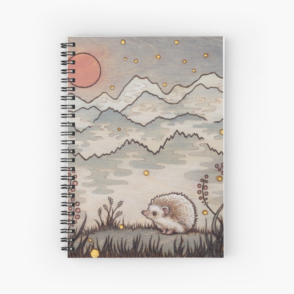 Hedgehog in the Fog Spiral Notebook