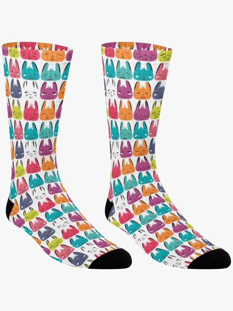 Thumbnail 3 of 5, Socks, Rabbit Reverie designed and sold by BOSSPPDESIGN.