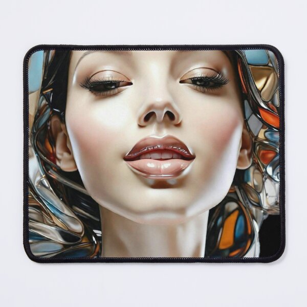 Item preview, styles and variations, abstract and avant-garde , beautiful, full lips,smiling designed and sold by thima shop.
