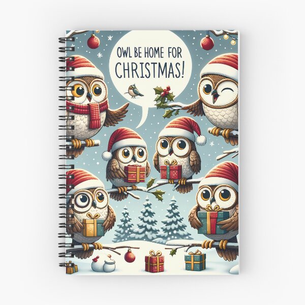 Item preview, Hoot for the Holidays: Owl Family Christmas designed and sold by DapperDanForge.
