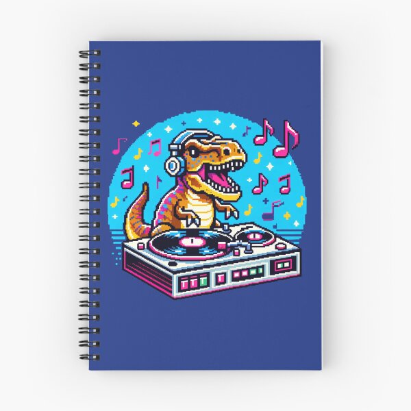 Item preview, Dino Decks Jurassic Beats T-Rex DJ Party designed and sold by PixelPunkster.