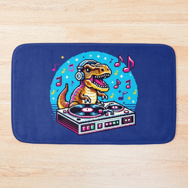 Item preview, Dino Decks Jurassic Beats T-Rex DJ Party designed and sold by PixelPunkster.