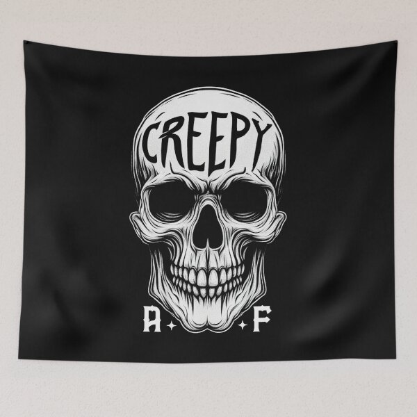 Item preview, Creepy AF Skull Goth designed and sold by CreepyCornerArt.