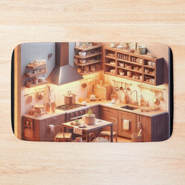 Item preview, Isometric Kitchen in 3d style designed and sold by Rabique.