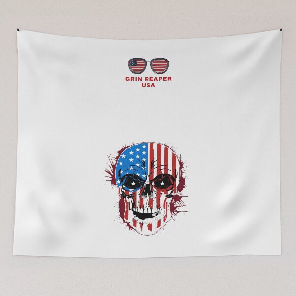 Item preview, Grin Reaper, USA Tee designed and sold by exclusivebucket.