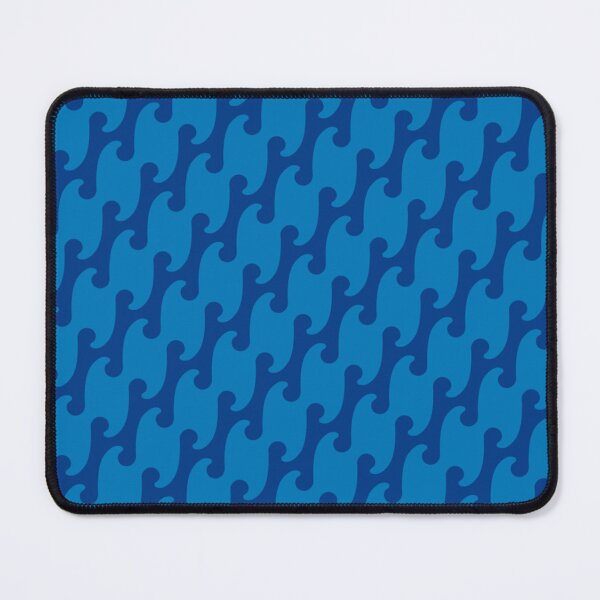 Item preview, Blue Deep Oceans Lines Waves Interconnected Abstract Modern Complex Weave Pattern designed and sold by PenguinForests.