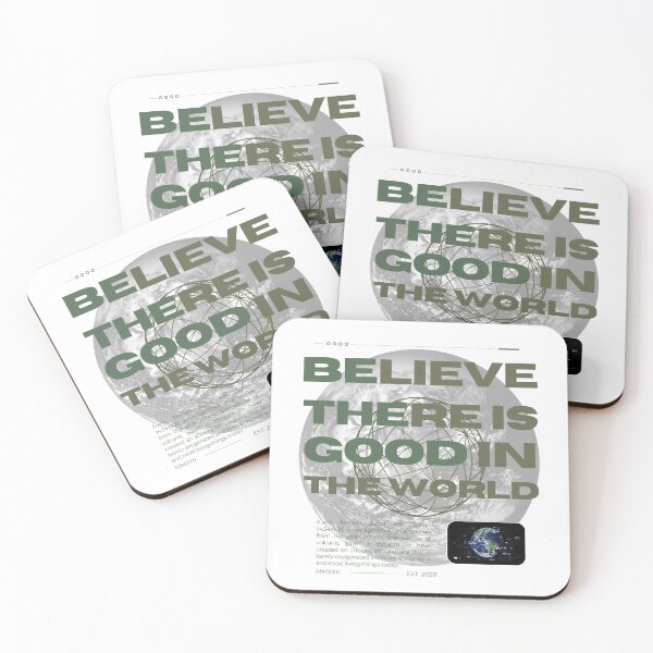 Item preview, Inspirational Gifts - Be The Good Believe There is Good in the World Positive Motivational Gift Ideas - Be The Change You Wish to See - Affirmation Message Quotes designed and sold by AB-NewStyle.