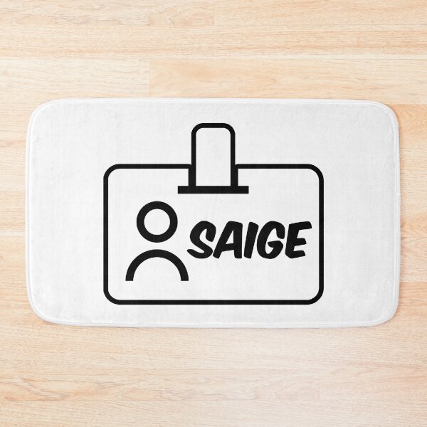 Item preview, Name ID Saige Name Label designed and sold by NormadWorld.