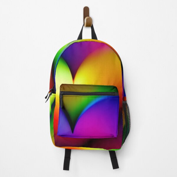 Artikelvorschau, Colorful Rainbow Gradient 6, Heart Pattern entworfen und verkauft von RAINBOWGLASS.