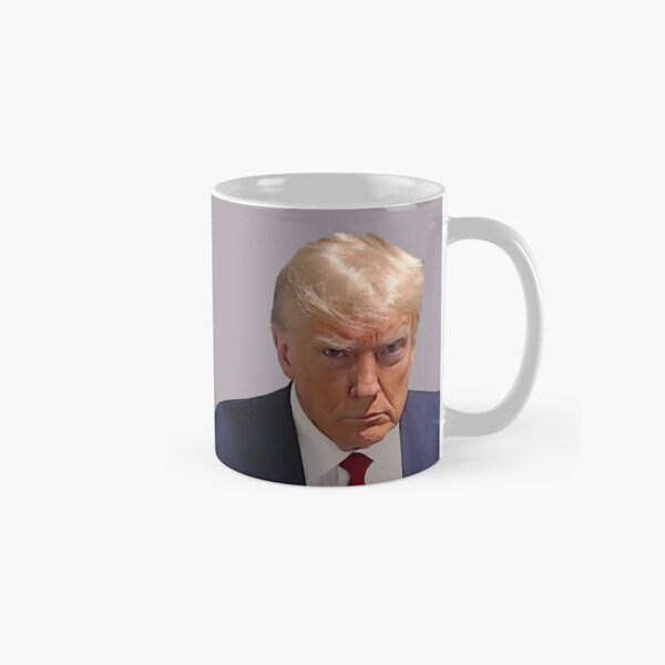 TRUMP PHOTO MUG CUP US FLAG MAGA REPUBLICAN GOP COFFEE TEA CERAMIC NEW  EXCELLENT