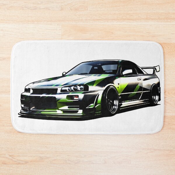 Item preview, 1992 Nissan Skyline GTR 34 isolated wrap design designed and sold by Salimgor Hangaround Music.