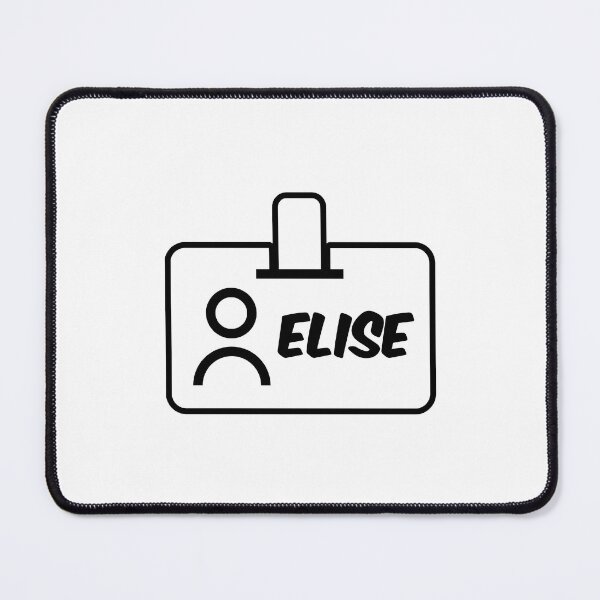 Item preview, Name ID Elise Name Label designed and sold by NormadWorld.