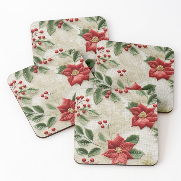 Item preview, Christmas Xmas Fake Embroidery 3D Effect Pattern No 11 designed and sold by Atomura.