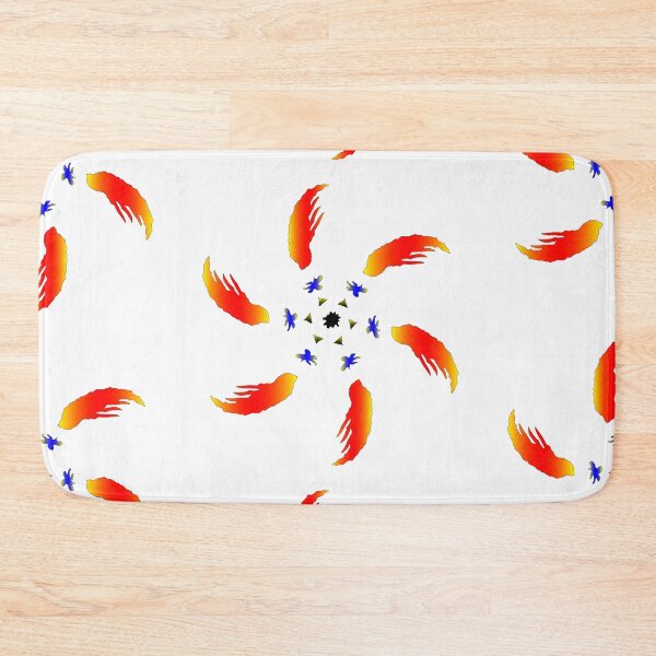 Item preview, Red Orange Circular Pattern. Printable Design. 2d illustration designed and sold by abinashm12.