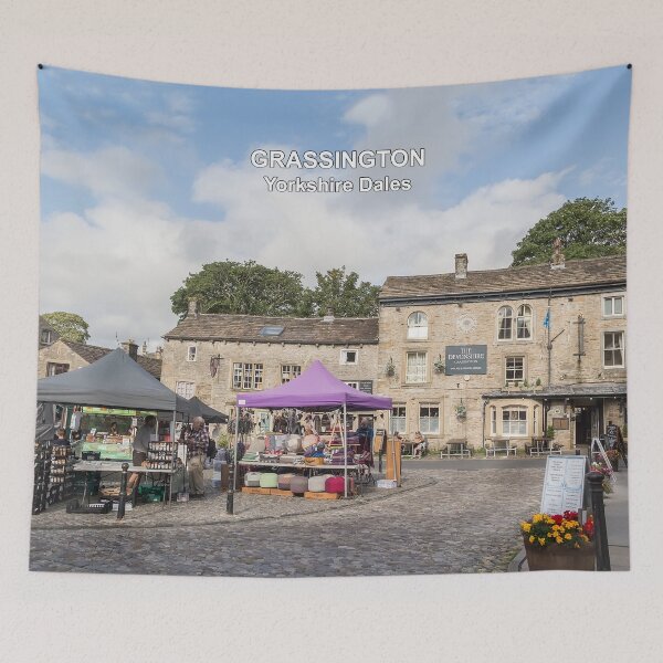 Item preview, Market day in Grassington designed and sold by Millysuewood.