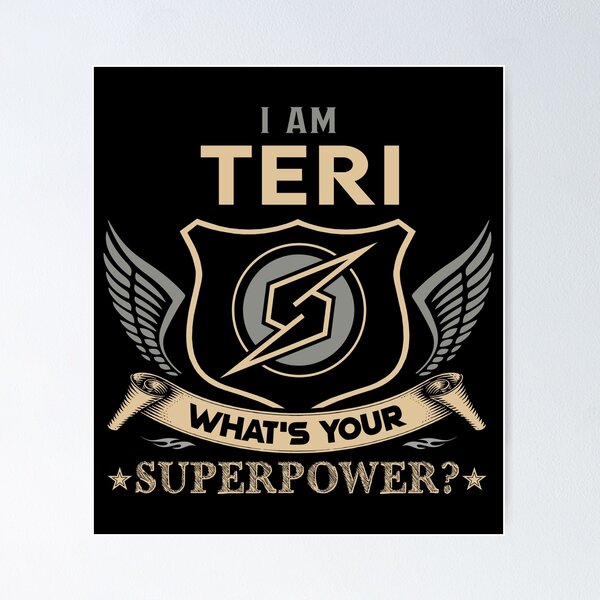 Item preview, Nombre de Teri - Superpoder de Teri designed and sold by testreg1.