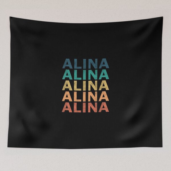 Artikelvorschau, Alina Name - Alina Vintage Retro Stolzer Name entworfen und verkauft von LeonorBialasz.