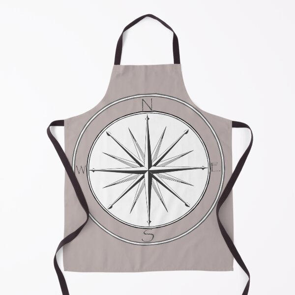 Item preview, Dark Grey Black Vintage Compass designed and sold by LZenDesigns.
