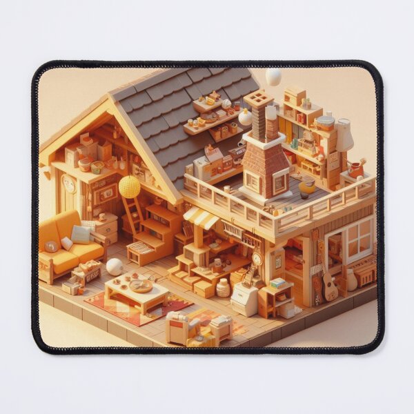 Item preview, 3d fantasy House - Warm Vibes designed and sold by Rabique.