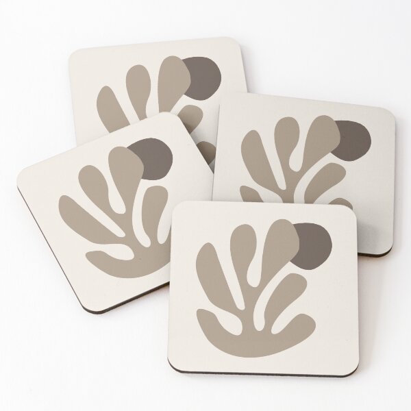 Item preview, Henri Matisse Flower and sun, Paper Decoupes Art beige, Matisse Cutout's Wall Art, Matisse wall decor designed and sold by re-make-.
