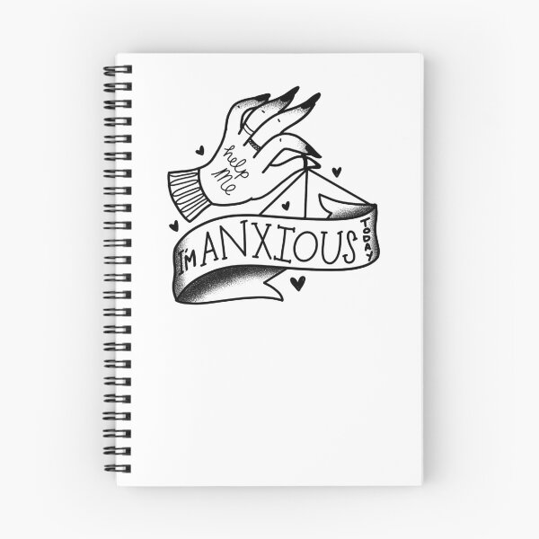 Item preview, Tattoo style Boho HELP ME I'm Anxious today hand designed and sold by jazzydevil.