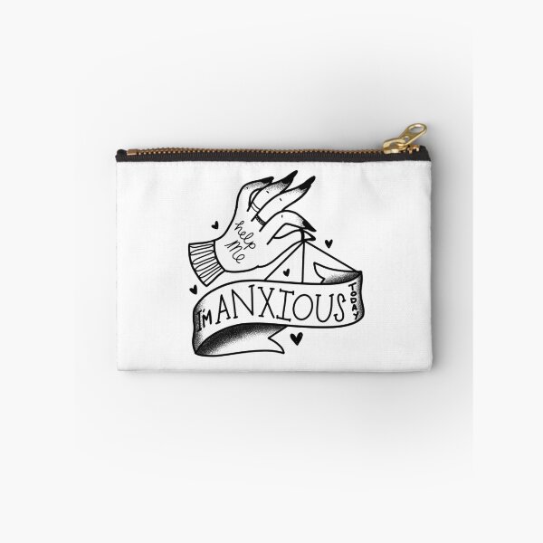 Item preview, Tattoo style Boho HELP ME I'm Anxious today hand designed and sold by jazzydevil.