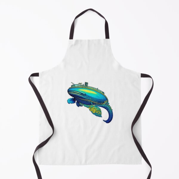 Item preview, The rococopunk humpback whale sticker designed and sold by spoo-art.
