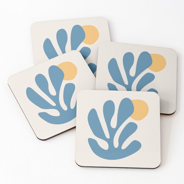 Item preview, Henri Matisse Flower and sun, Paper Decoupes Art blue, Matisse Cutout's Wall Art, Matisse wall decor designed and sold by re-make-.
