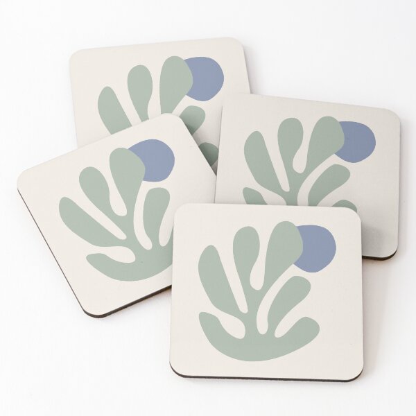 Item preview, Henri Matisse Flower and sun, Papier Decoupes Art pastel green, Matisse Cutout's Wall Art, Matisse wall decor designed and sold by re-make-.