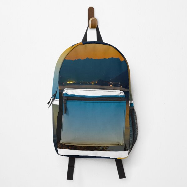 Item preview, View over Lake Brienz with Mountain and Moon in Twilight designed and sold by Mats Silvan.