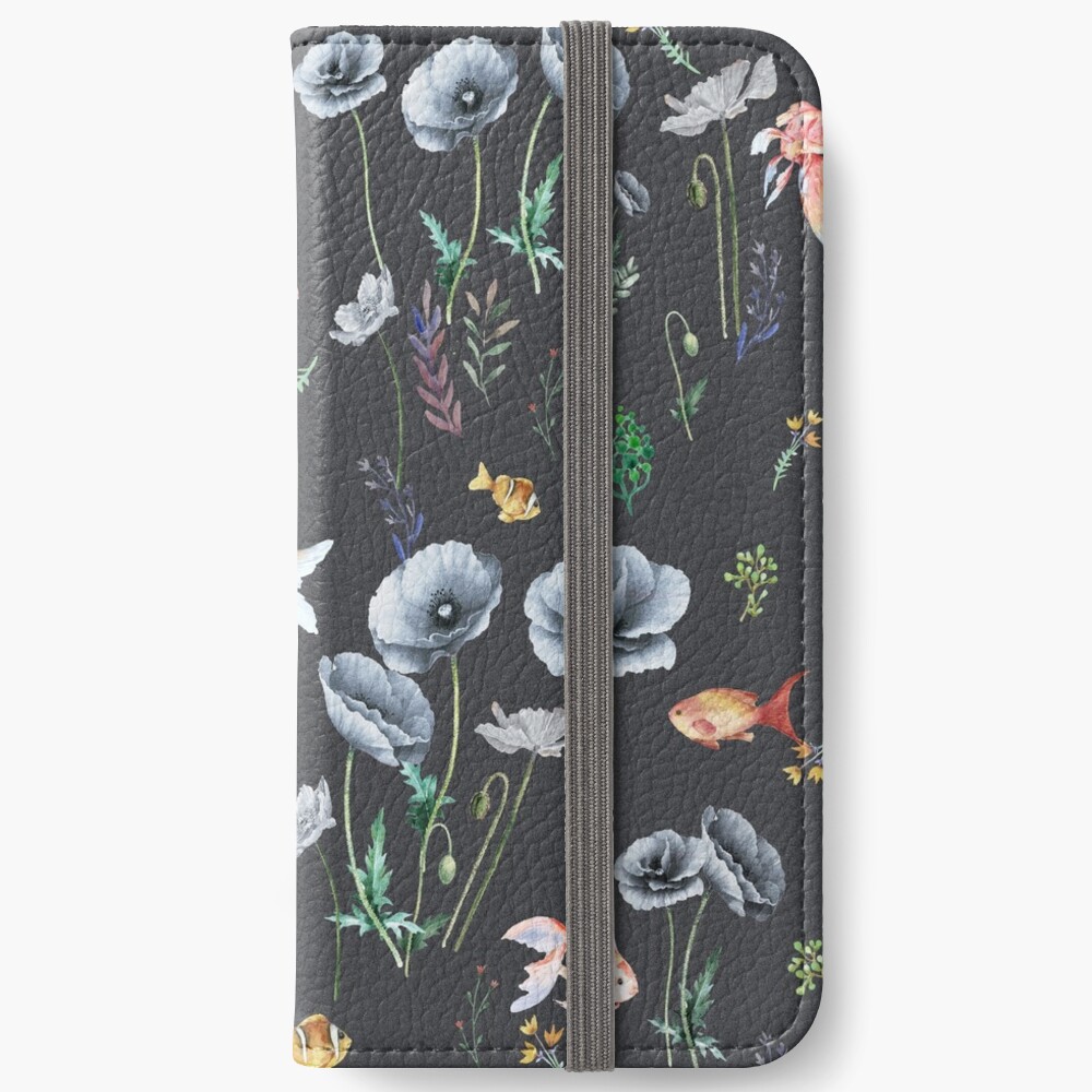 Fishes & Garden iPhone Wallet