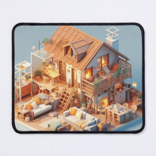 Item preview, 3d fantasy House - Warm Vibes designed and sold by Rabique.