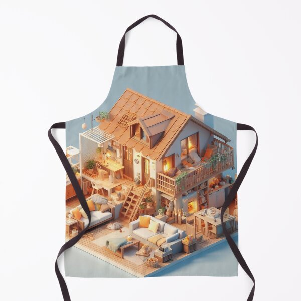 Item preview, 3d fantasy House - Warm Vibes designed and sold by Rabique.